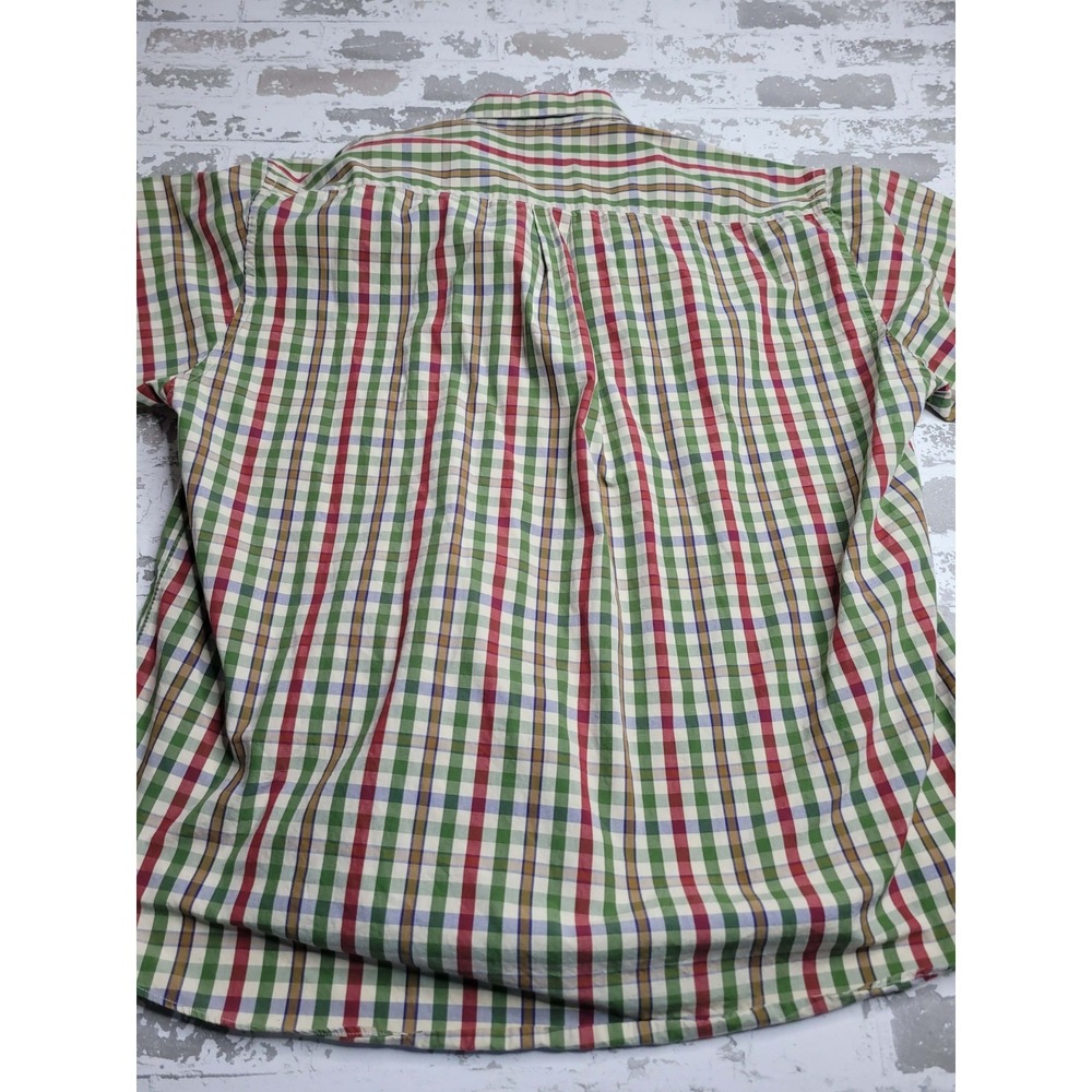 Gitman Vintage Short Sleeve Button Up Plaid Shirt Men's XL - Picture 2 of 7